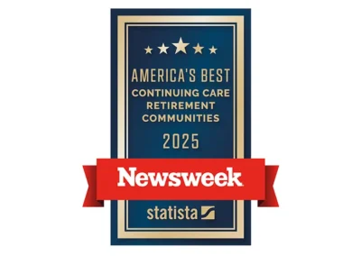 Sedgebrook Included in Newsweek’s America’s Best Continuing Care Retirement Communities 2025